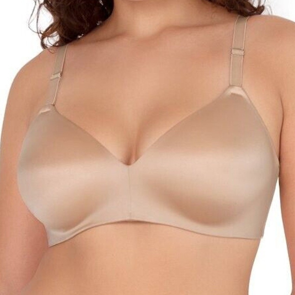Secret Treasure Sz 42D Bra Wireless With Back Side Smoothing Style ST387 Women's